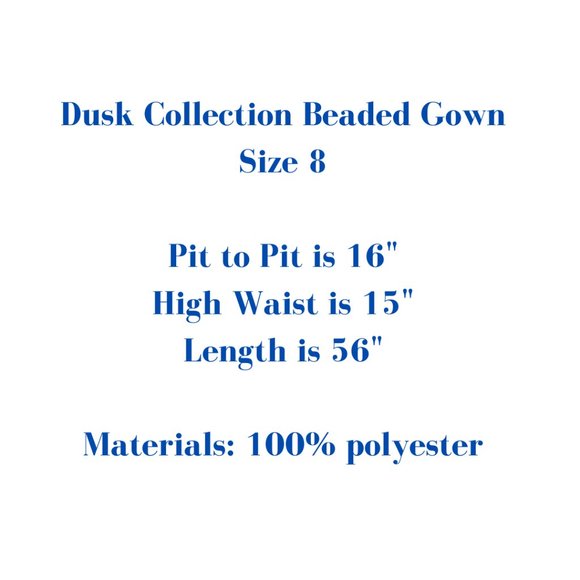 Dusk Collection by Sheila Yen Beaded V Neck Black Evening Gown Size 8 - Picture 6 of 7